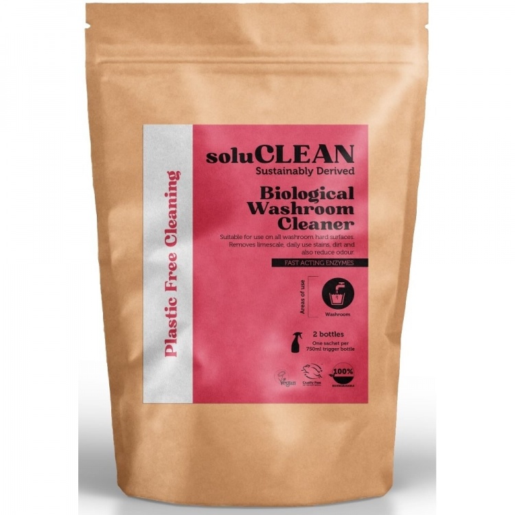 SoluCLEAN Biological Washroom Cleaner - Violet & Jasmin Fragranced